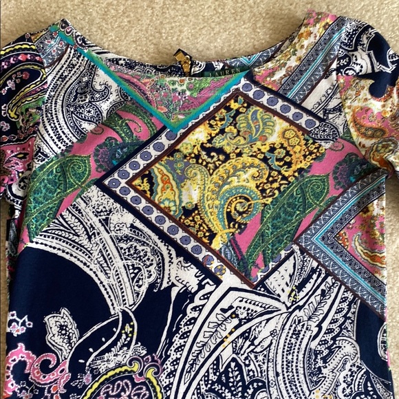 Lauren Ralph Lauren Paisley Women's Top - Picture 4 of 8